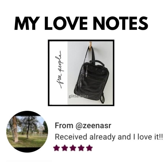 Free People East End Leather Backpack in True Black - FACTORY SEALED - Picture 4 of 15